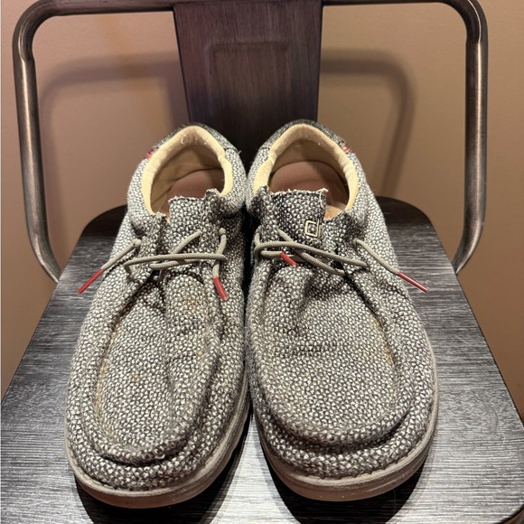 Hey Dude Men's Speckled Gray Slip-On Loafers size 9 - Picture 1 of 10